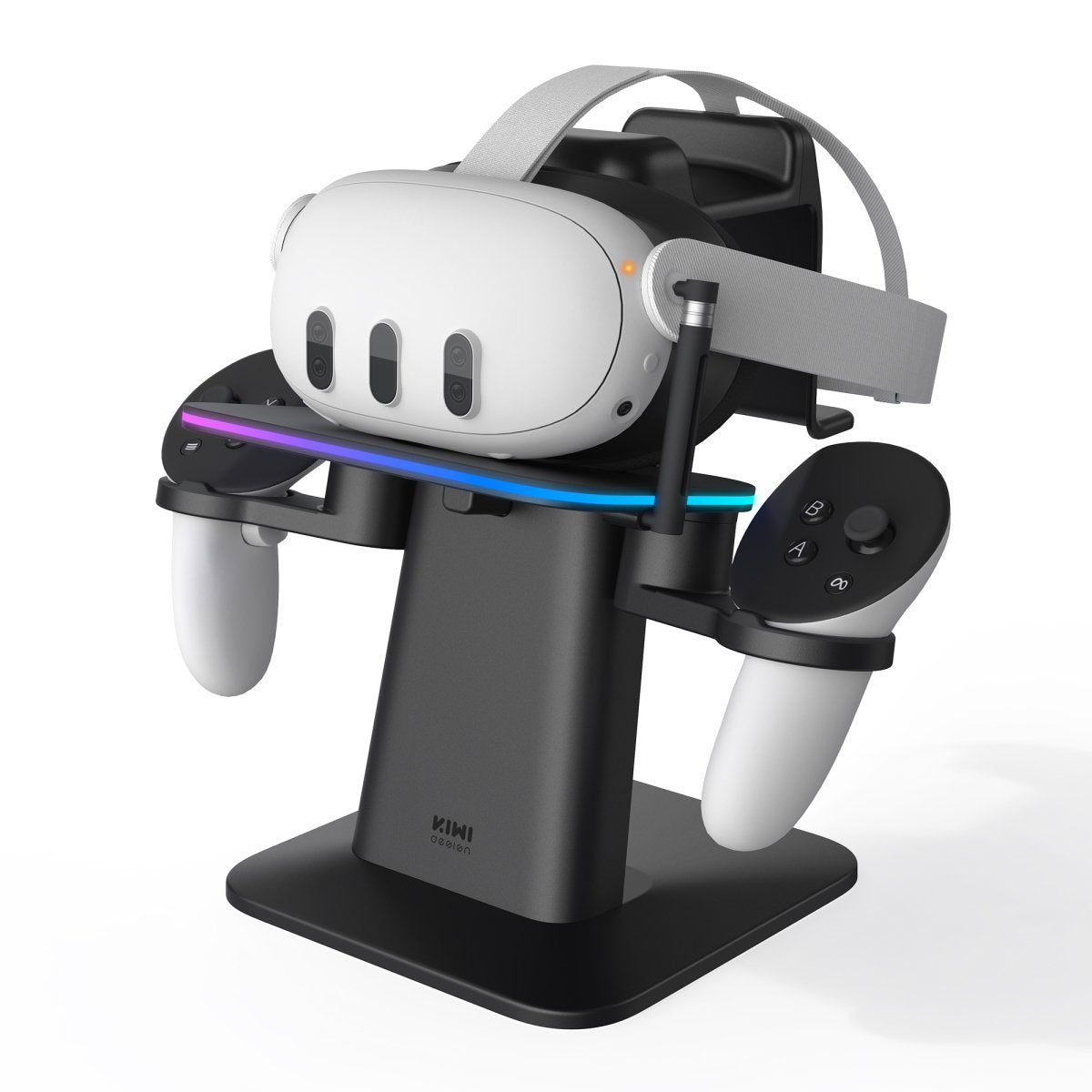 LICHIFIT - Estación De Carga Para Meta Quest 3, Base Con Luz Indicadora Para Auriculares Y Mandos, Carga Simultánea Accesorio Quest 3 Carga Rápida LICHIFIT - Estación De Carga Para Meta Quest 3, Base Con Luz Indicadora Para Auriculares Y Mandos, Carga Simultánea Accesorio Quest 3 Carga Rápida