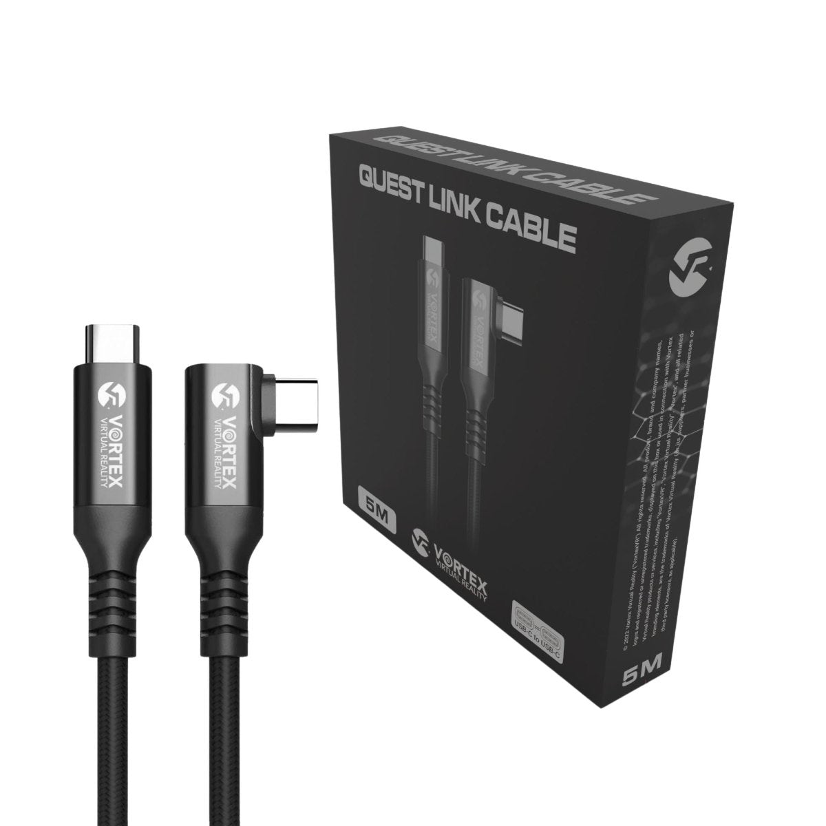5m cable from VortexVR USB-C to Meta Quest Link to Quest 3S Quest