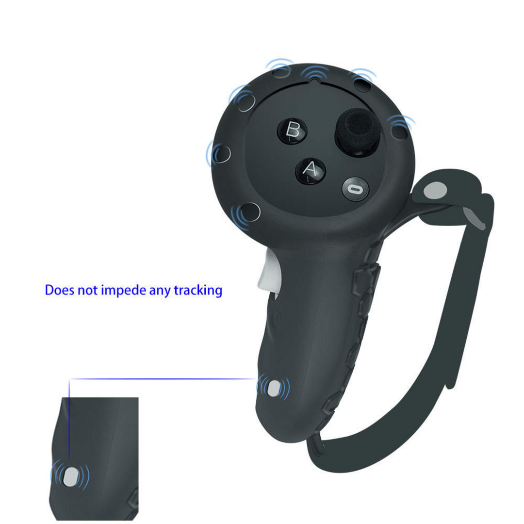 VortexVR Silicone Controller Covers with Battery Opening for Meta Ques