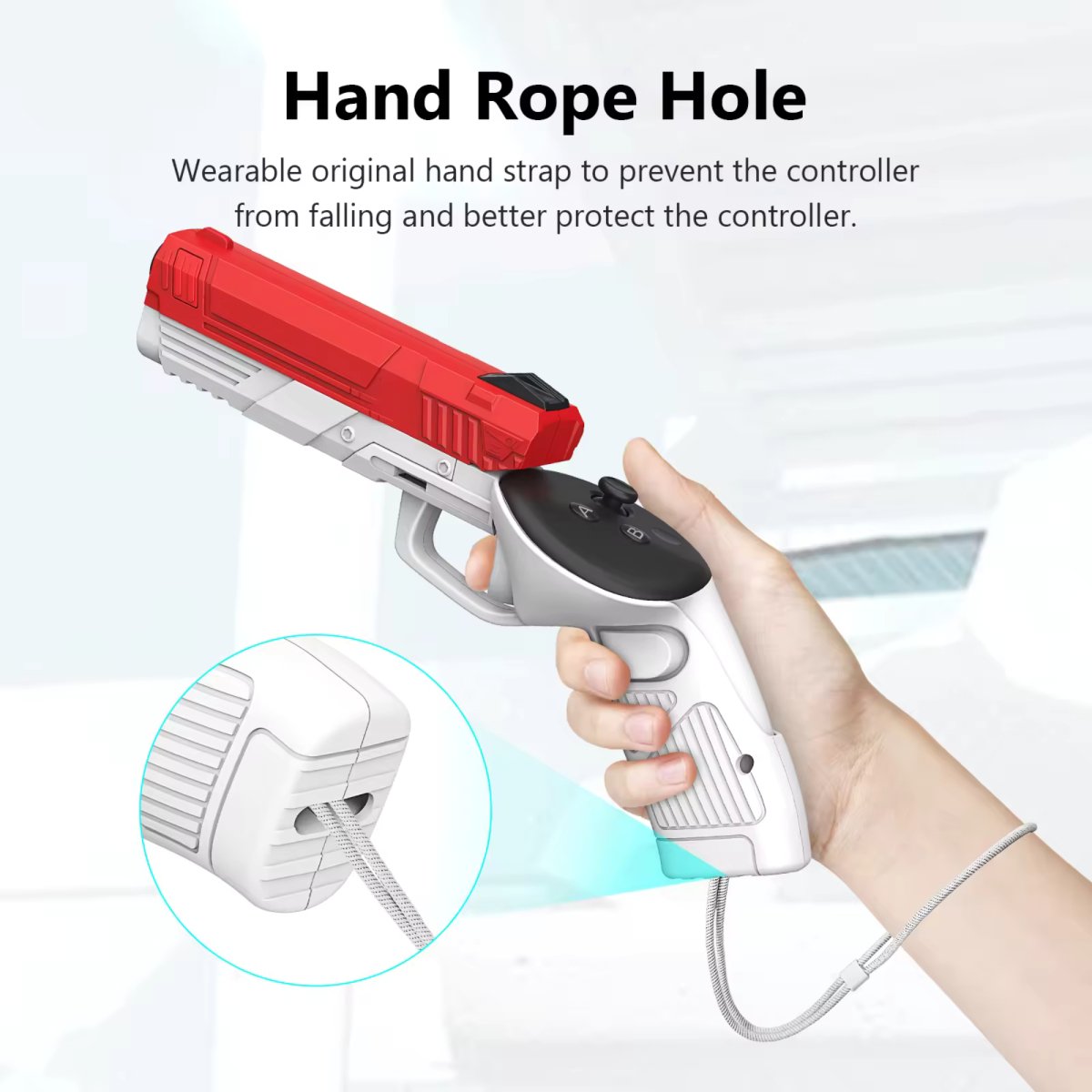 Controller Types Gun VortexVR Gun Controller v2.0 for Meta Quest 3 / 3S (Toy Replica)