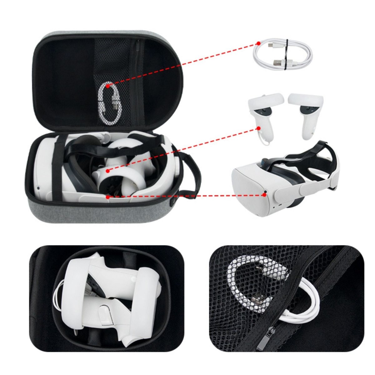 Case for BOBOVR M2/M2 Pro - Oculus Quest 2